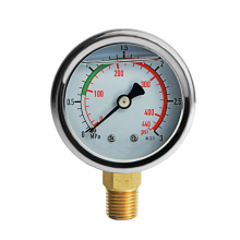 Stainless Steel Dual Scale Pressure Gauge for Pneumatic Compressed Air Regulator